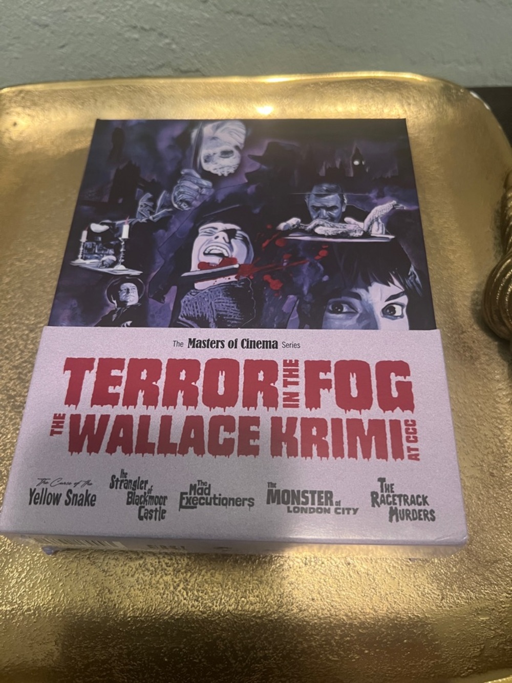 1924:Terror in the Fog:The Wallace Krimi (Masters of Cinema)Purple & Red Artwork